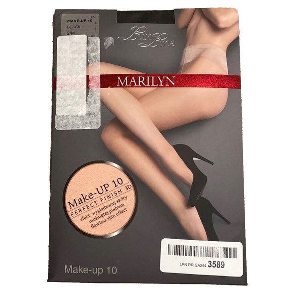 Marilyn Lux Line Make-Up 10 Black Size S/M - Picture 2 of 3